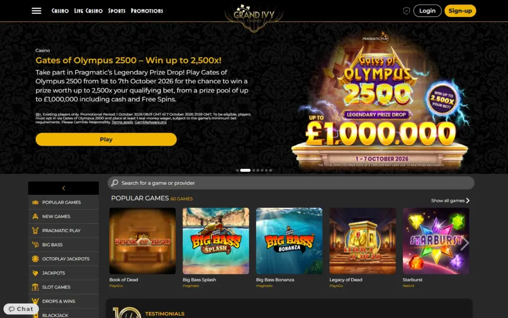 Grand Ivy homepage