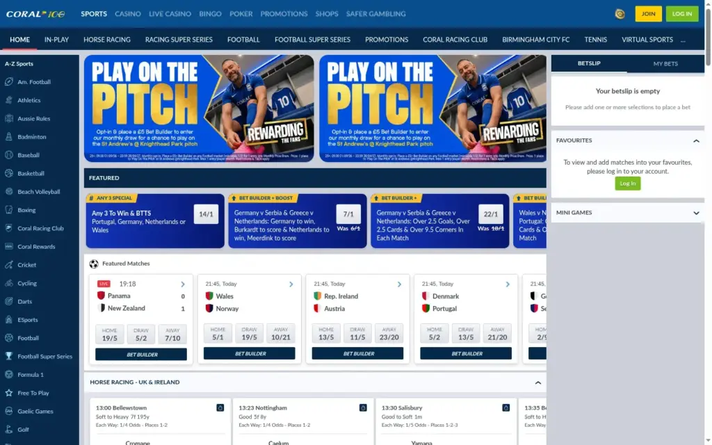 Coral homepage