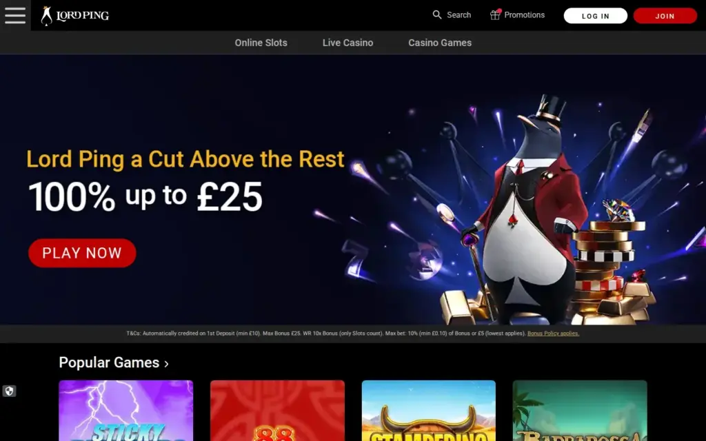 Lord Ping homepage